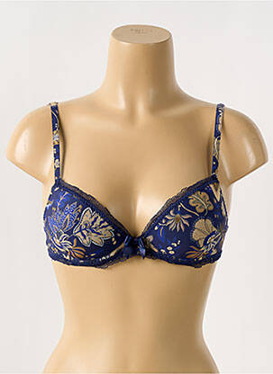 Soutien-gorge avec armature bleu ANTIGEL femme