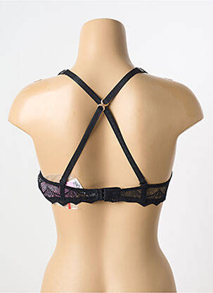 Soutien-gorge bretelle multi position haut soutien-gorge push-up noir ANTIGEL femme