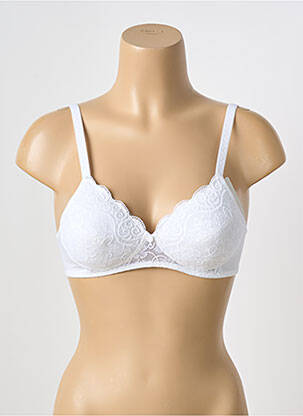 Soutien-gorge effet matière satinée haut soutien-gorge push-up blanc TRIUMPH femme