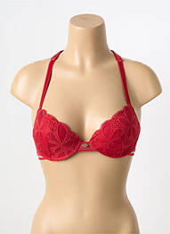 Soutien-gorge bretelle multi position haut soutien-gorge moulé rouge ANTIGEL femme