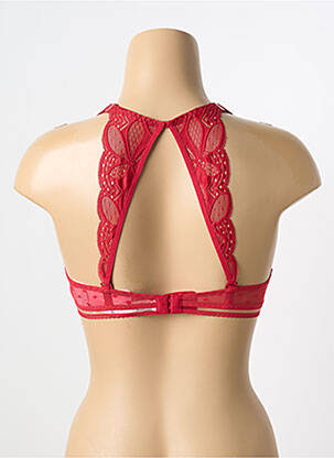 Soutien-gorge bretelle multi position haut soutien-gorge moulé rouge ANTIGEL femme