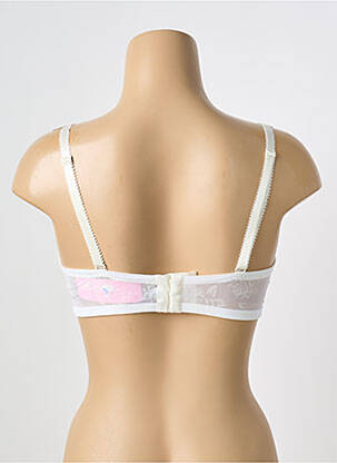Soutien-gorge effet matière satinée haut soutien-gorge push-up beige ANTIGEL femme