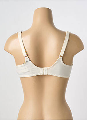 Soutien-gorge effet matière satinée haut soutien-gorge emboitant beige EMPREINTE femme