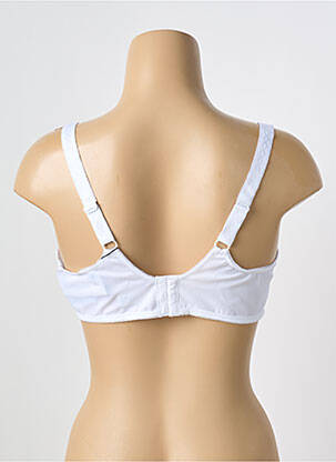 Soutien-gorge effet matière satinée haut soutien-gorge emboitant bleu EMPREINTE femme