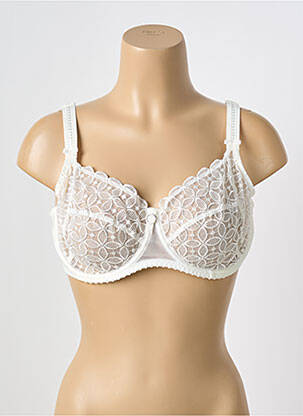 Soutien-gorge légère et transparente haut soutien-gorge emboitant beige EMPREINTE femme