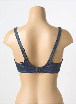 Soutien-gorge effet matière satinée haut soutien-gorge balconnet gris EMPREINTE femme
