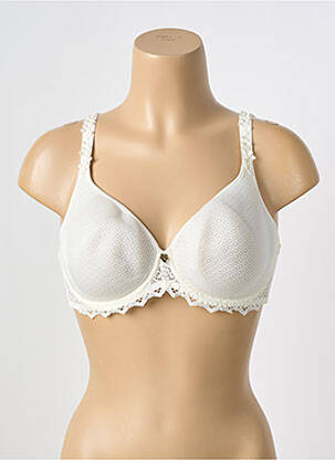 Soutien-gorge bretelle multi position haut soutien-gorge moulé beige EMPREINTE femme