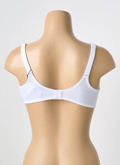 Soutien-gorge effet matière satinée haut soutien-gorge emboitant blanc EMPREINTE femme