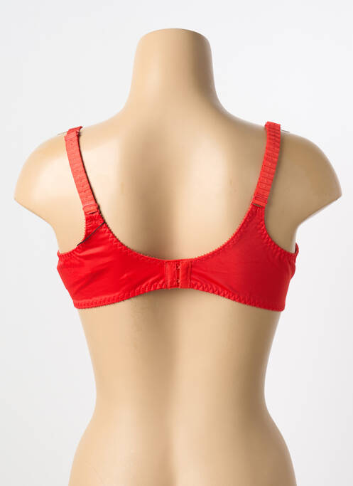 Soutien-gorge effet matière satinée haut soutien-gorge emboitant orange EMPREINTE femme