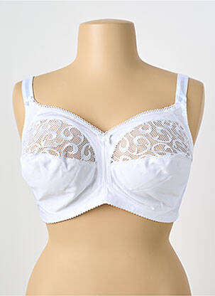 Soutien-gorge sans armature haut soutien-gorge emboitant blanc EMPREINTE femme