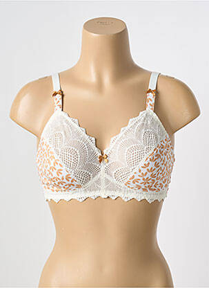 Soutien-gorge sans armature haut soutien-gorge emboitant beige ANTIGEL femme