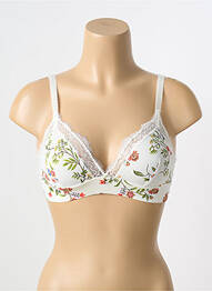 Soutien-gorge sans armature haut soutien-gorge emboitant beige ANTIGEL femme