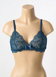 Soutien-gorge sans armature haut soutien-gorge emboitant bleu ANTIGEL femme