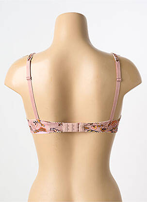 Soutien-gorge effet matière satinée haut soutien-gorge emboitant rose ANTIGEL femme