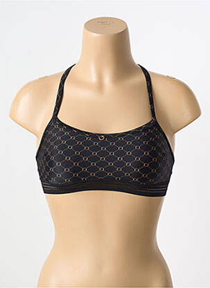 Soutien-gorge bretelle multi position bralettes noir ANTIGEL femme