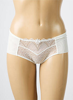 Shorty stretch blanc EMPREINTE femme