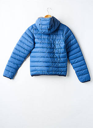 Doudoune poches a capuche bleu TIMBERLAND garçon