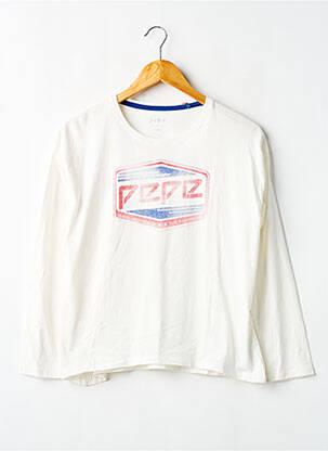 T-shirt imprimé fantaisie manches longues blanc PEPE JEANS garçon