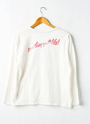 T-shirt imprimé fantaisie manches longues blanc PEPE JEANS garçon