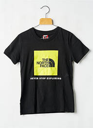 T-shirt coupe droite manches courtes noir THE NORTH FACE garcon