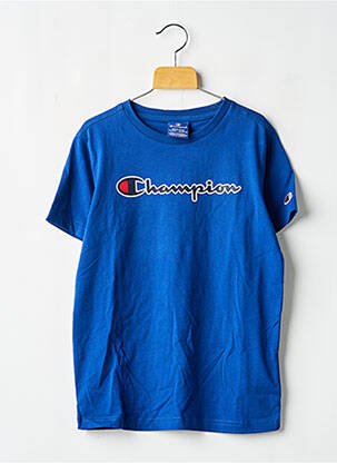 T-shirt coupe droite manches courtes bleu CHAMPION garcon