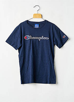 T-shirt coupe droite manches courtes bleu CHAMPION garcon