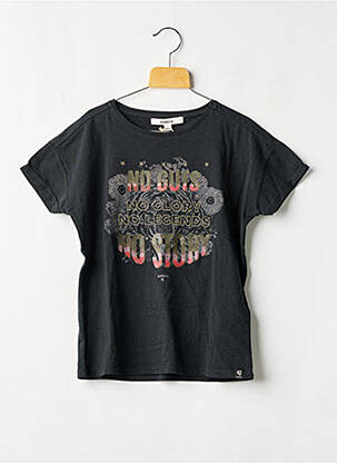 T-shirt coupe droite manches courtes noir GARCIA garçon