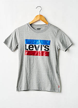 T-shirt coupe droite manches courtes gris LEVI'S garçon