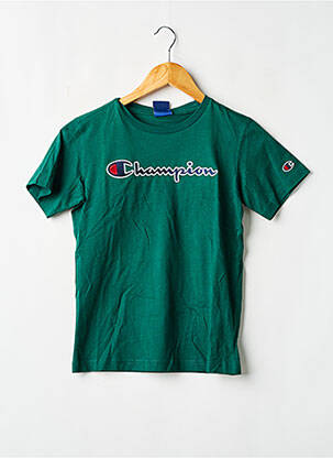 Sous-pull manches courtes manches courtes vert CHAMPION garcon