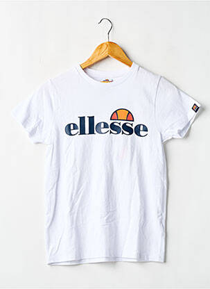 T-shirt coupe droite manches courtes blanc ELLESSE garçon