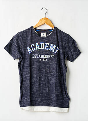 T-shirt stretch manches courtes bleu GARCIA garcon