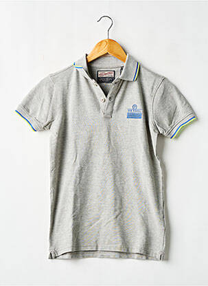 Polo gris PETROL INDUSTRIES garçon