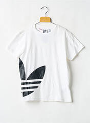 T-shirt blanc ADIDAS garçon seconde vue