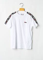 T-shirt blanc FILA garçon seconde vue