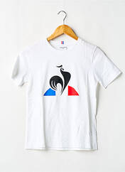 T-shirt blanc LE COQ SPORTIF garçon seconde vue