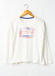 T-shirt blanc PEPE JEANS garçon seconde vue