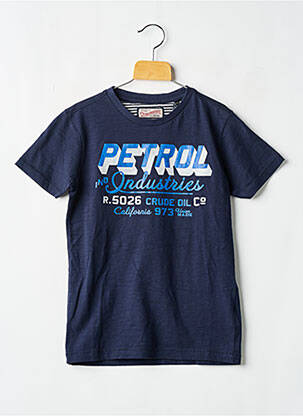 T-shirt bleu PETROL INDUSTRIES garçon
