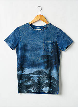 T-shirt bleu PETROL INDUSTRIES garçon