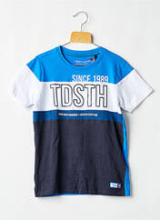 T-shirt bleu TEDDY SMITH garçon seconde vue