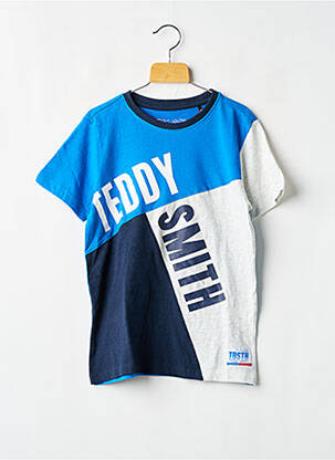 T-shirt bleu TEDDY SMITH garçon
