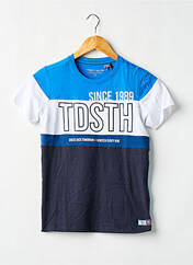 T-shirt bleu TEDDY SMITH garçon seconde vue