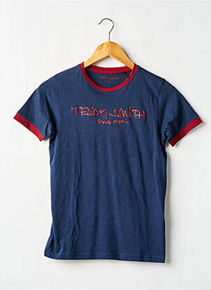 T-shirt bleu TEDDY SMITH garçon