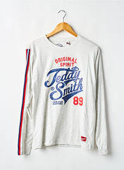 T-shirt gris TEDDY SMITH garçon seconde vue