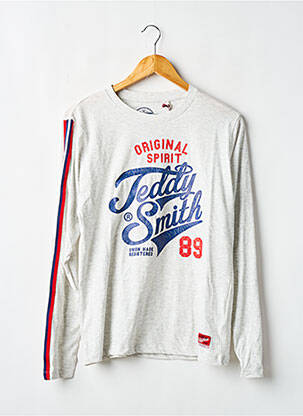 T-shirt gris TEDDY SMITH garçon