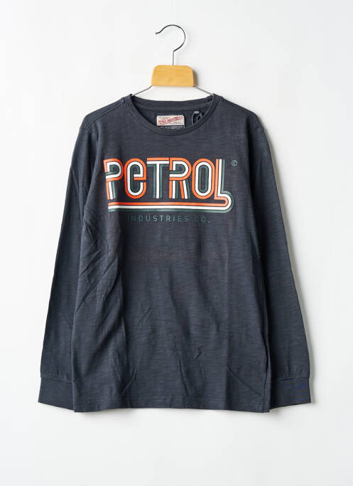 T-shirt manches longues manches longues gris PETROL INDUSTRIES garcon
