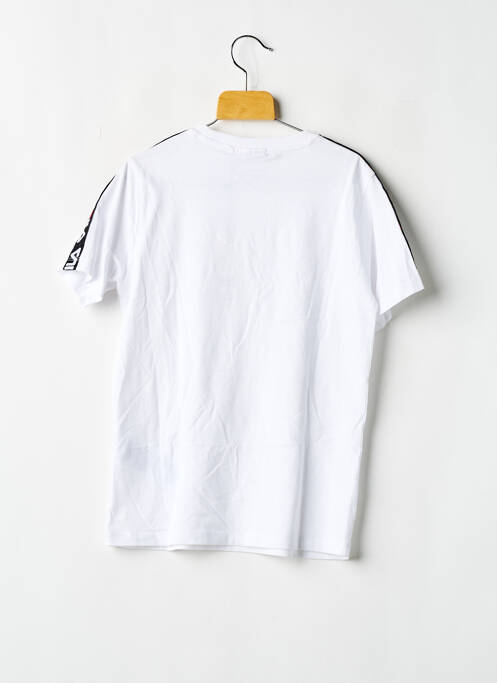 T-shirt coupe droite manches courtes blanc FILA garcon