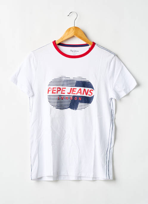 T-shirt coupe droite manches courtes blanc PEPE JEANS garcon