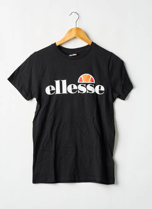 T-shirt coupe droite manches courtes noir ELLESSE garcon