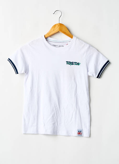 T-shirt coupe droite manches courtes blanc TEDDY SMITH garcon