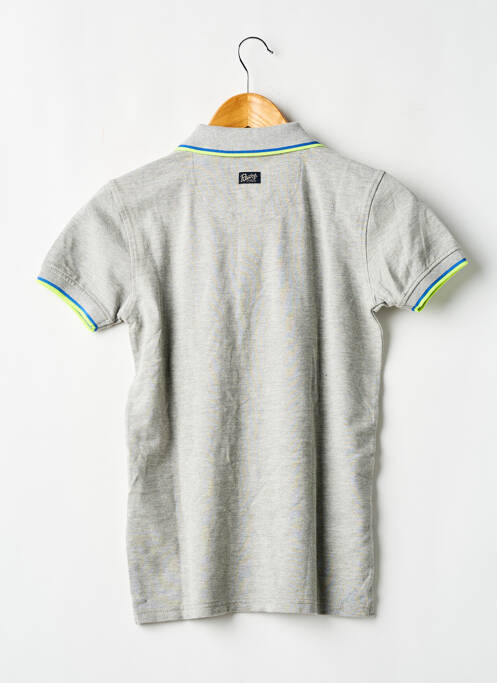 Polo stretch manches courtes gris PETROL INDUSTRIES garcon